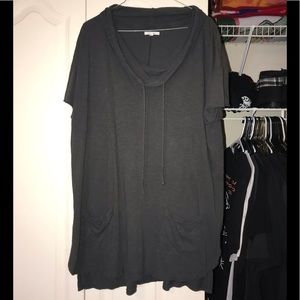 Maurices Plus Size Tunic Short Sleeve Tunnel Neck